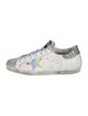 Golden Goose Leather Colorblock Pattern Sneakers