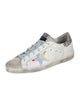 Golden Goose Leather Colorblock Pattern Sneakers