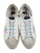 Golden Goose Leather Colorblock Pattern Sneakers