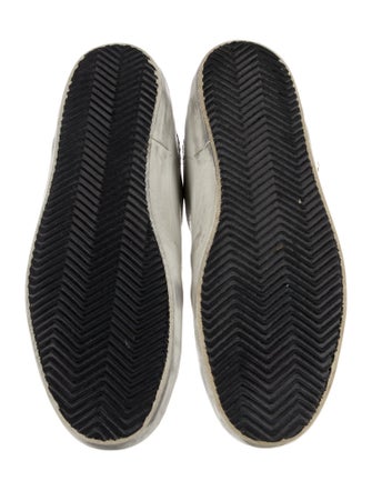 Golden Goose Leather Colorblock Pattern Sneakers