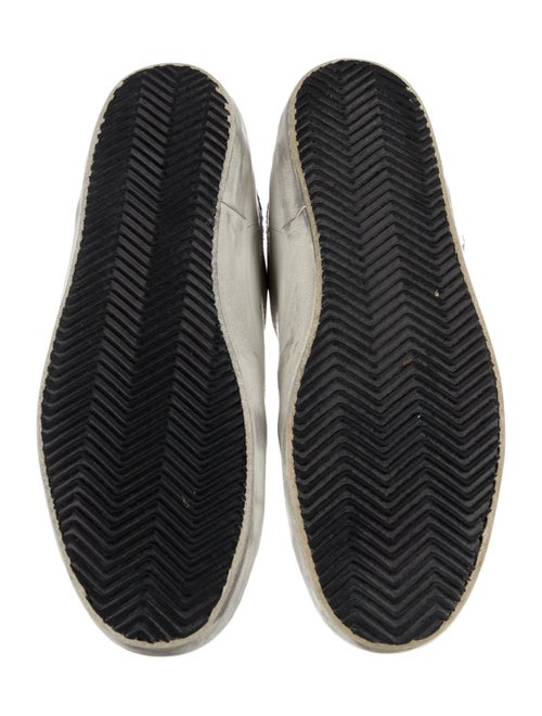 Golden Goose Leather Colorblock Pattern Sneakers