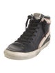 Golden Goose Leather Printed Sneakers