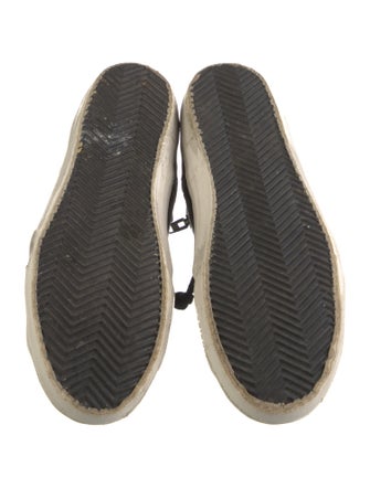 Golden Goose Leather Printed Sneakers
