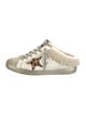 Golden Goose Leather Animal Print Sneakers