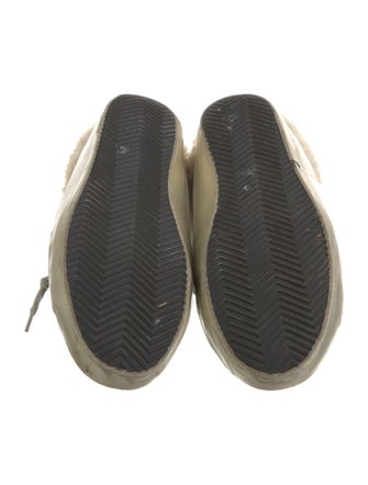 Golden Goose Leather Animal Print Sneakers