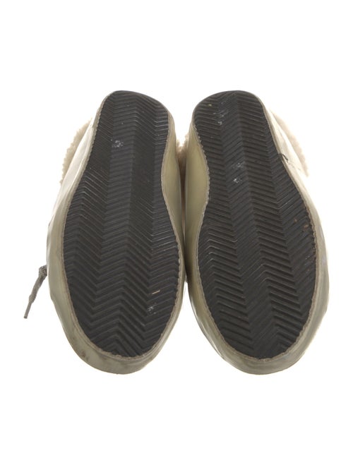 Golden Goose Leather Animal Print Sneakers