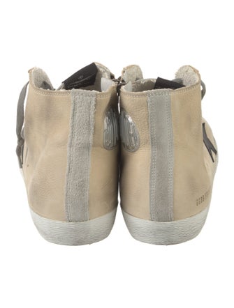 Golden Goose Leather Distressed Accents Sneakers