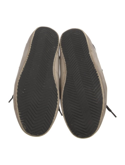 Golden Goose Leather Printed Sneakers
