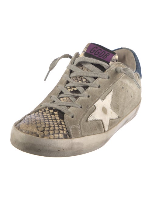 Golden Goose Suede Distressed Accents Sneakers