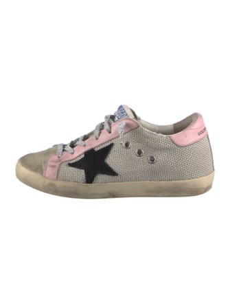 Golden Goose Mesh Printed Sneakers