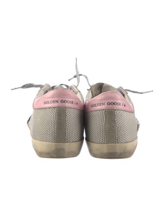 Golden Goose Mesh Printed Sneakers