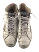 Golden Goose Leather Distressed Accents Sneakers