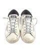 Golden Goose Leather Printed Sneakers