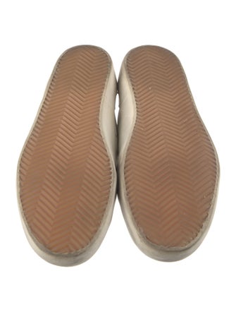 Golden Goose Leather Glitter Accents Sneakers