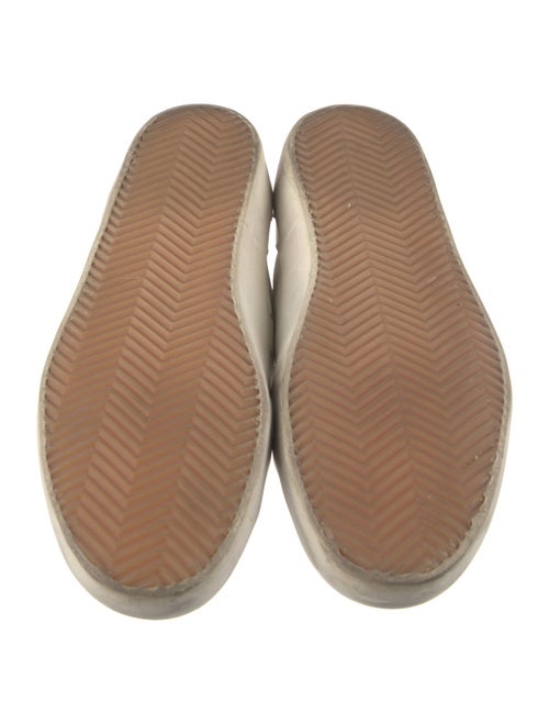 Golden Goose Leather Glitter Accents Sneakers