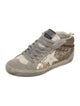 Golden Goose Leather Printed Sneakers