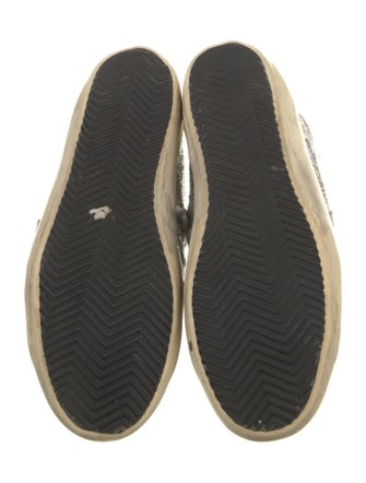Golden Goose Glitter Graphic Print Sneakers