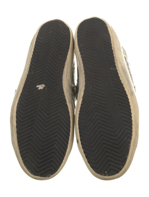 Golden Goose Glitter Graphic Print Sneakers