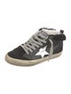 Golden Goose Leather Distressed Accents Sneakers