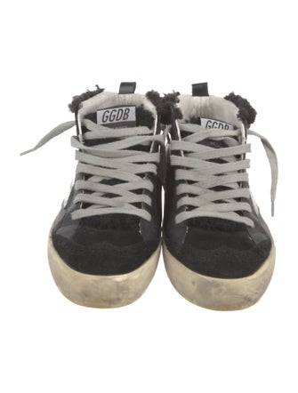 Golden Goose Leather Distressed Accents Sneakers