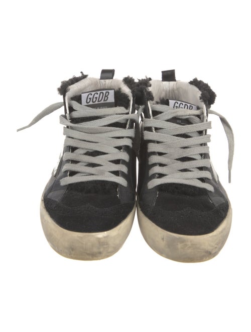 Golden Goose Leather Distressed Accents Sneakers