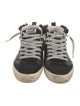 Golden Goose Leather Distressed Accents Sneakers