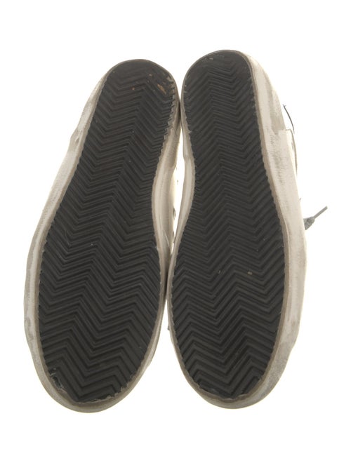 Golden Goose Leather Graphic Print Sneakers