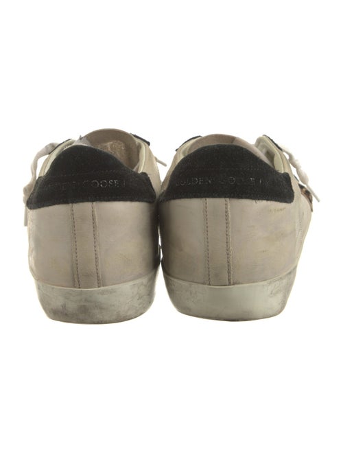 Golden Goose Leather Animal Print Sneakers