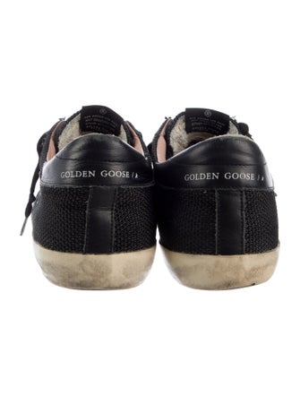 Golden Goose Leather Printed Sneakers