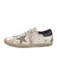 Golden Goose Leather Colorblock Pattern Sneakers