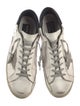 Golden Goose Leather Colorblock Pattern Sneakers