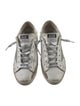 Golden Goose Leather Distressed Accents Sneakers