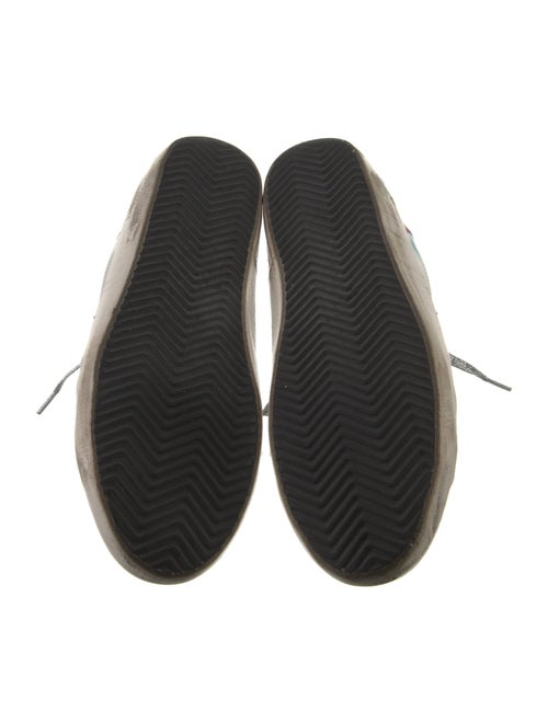 Golden Goose Leather Distressed Accents Sneakers