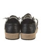 Golden Goose Leather Glitter Accents Sneakers