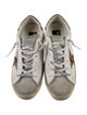 Golden Goose Leather Colorblock Pattern Sneakers