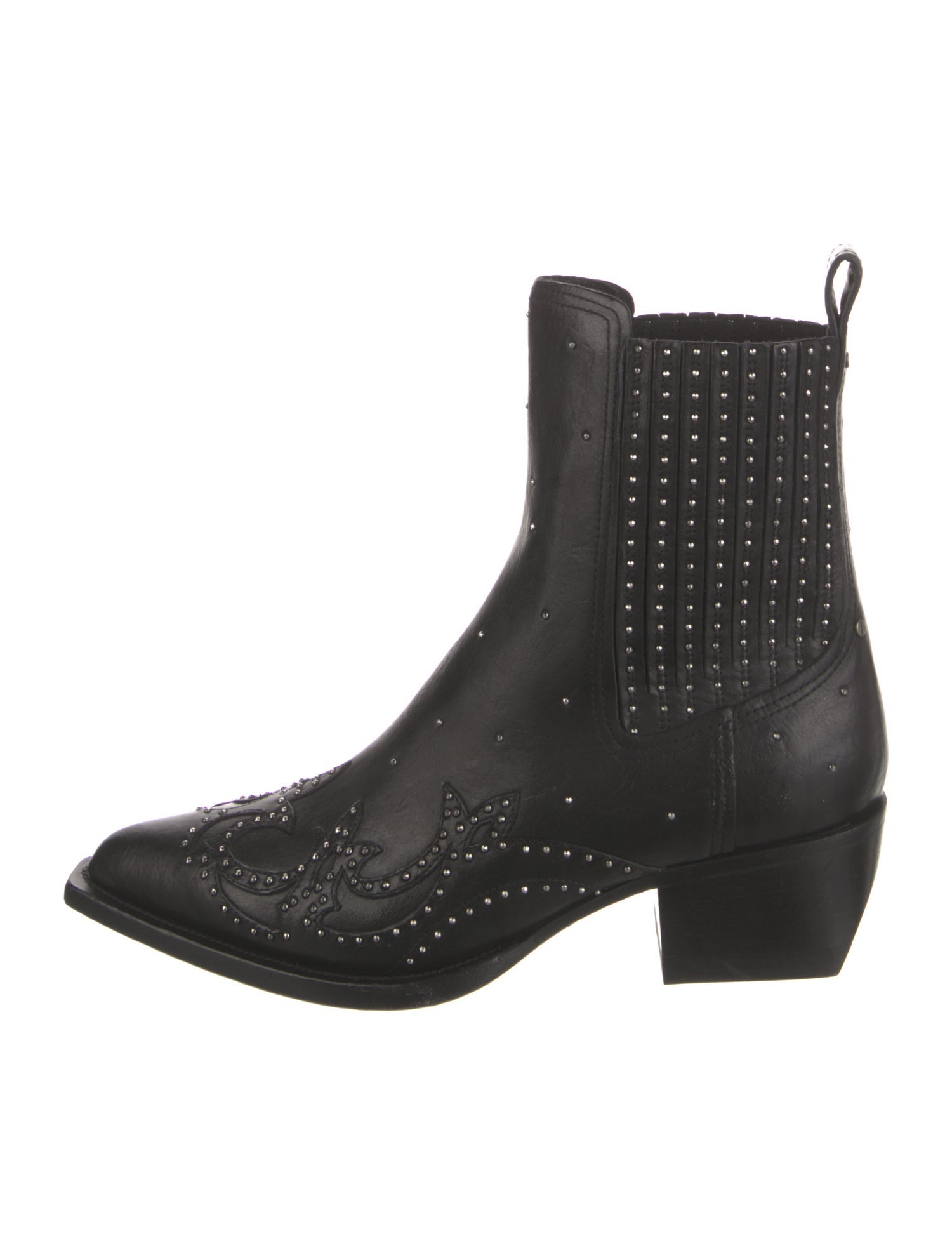 Golden Goose Leather Studded Accents Chelsea Boots