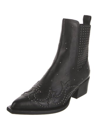Golden Goose Leather Studded Accents Chelsea Boots