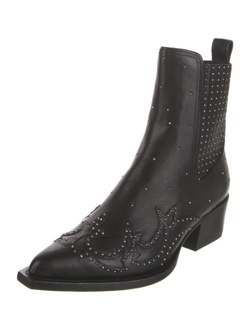 Golden Goose Leather Studded Accents Chelsea Boots