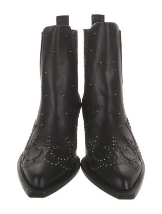 Golden Goose Leather Studded Accents Chelsea Boots