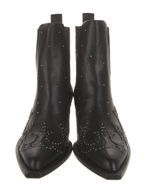 Golden Goose Leather Studded Accents Chelsea Boots