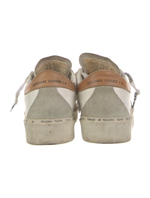 Golden Goose Leather Distressed Accents Sneakers