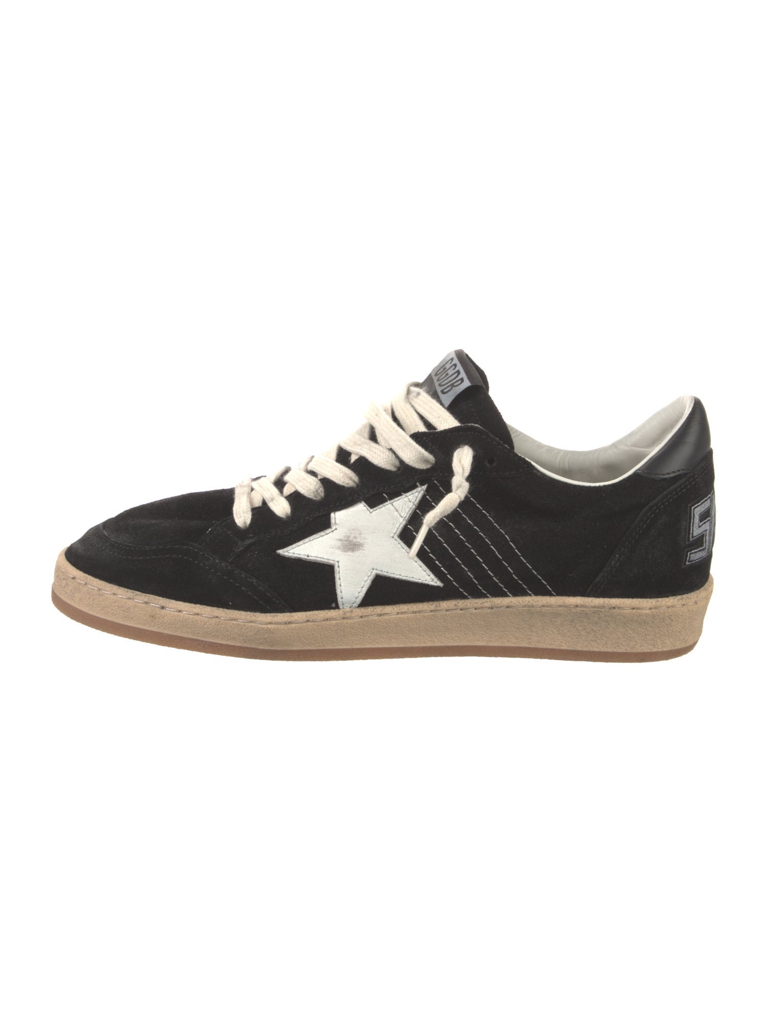 Golden Goose Suede Distressed Accents Sneakers