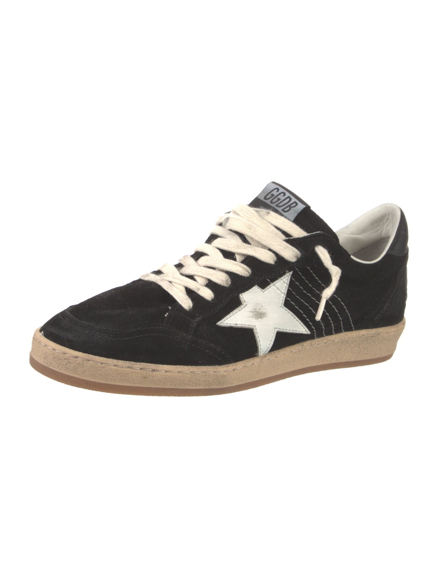 Golden Goose Suede Distressed Accents Sneakers