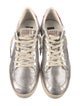 Golden Goose Leather Colorblock Pattern Sneakers