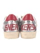 Golden Goose Leather Colorblock Pattern Sneakers