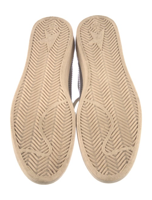 Golden Goose Leather Colorblock Pattern Sneakers