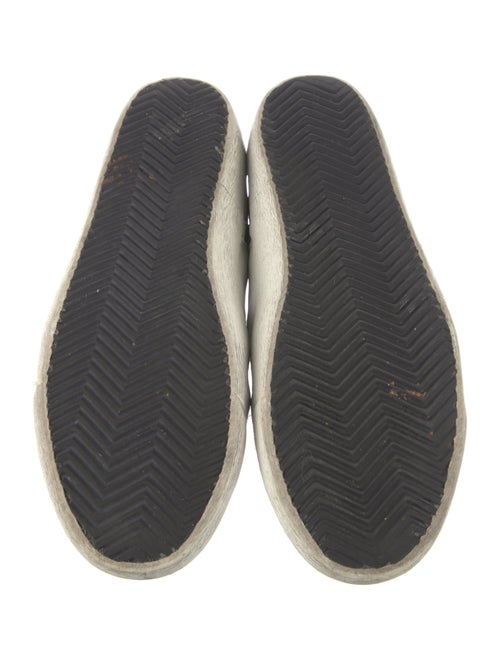 Golden Goose Leather Printed Sneakers