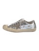 Golden Goose Leather Distressed Accents Sneakers