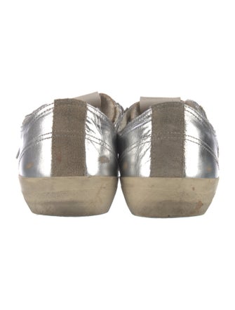 Golden Goose Leather Distressed Accents Sneakers