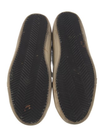 Golden Goose Leather Distressed Accents Sneakers